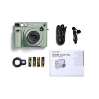 Instax Wide 400 Instant Camera Box Inclusion