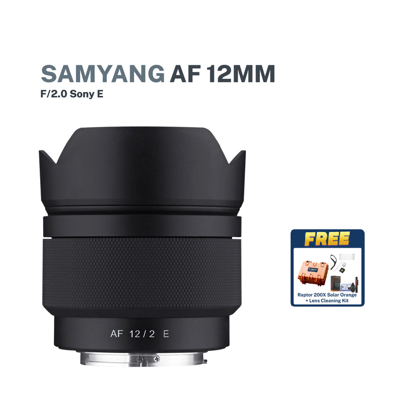 Samyang 12mm f/2.0 AF Compact Ultra-Wide Angle Lens for Sony E