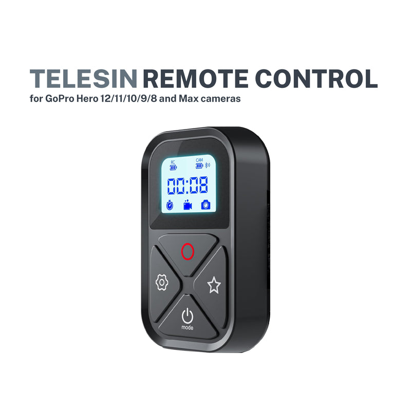 Telesin Remote control for GoPro Hero 12/11/10/9/8 and Max cameras