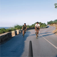Road biking shot with the Insta360 Camera using the Bike Seat Rail Mount