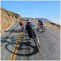 Cyclists on the road shot using the Insta360 Bike Tail Mount Kit