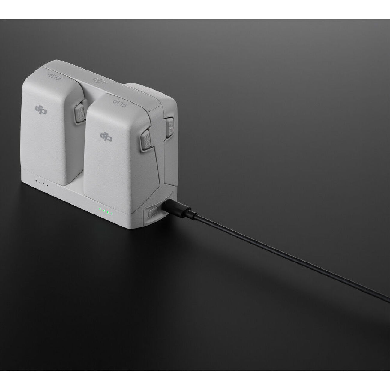 DJI Flip Parallel Charging Hub Plugged In