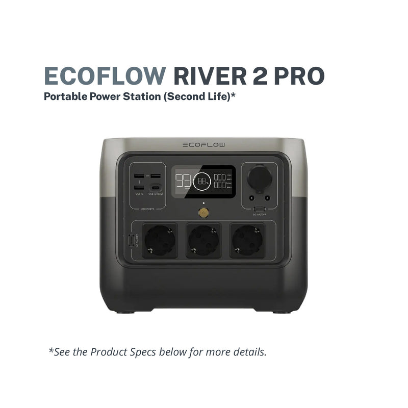 EcoFlow River 2 Pro Portable Power Station (Second Life)