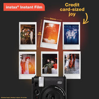 Credit card-sized Instax Mini photo