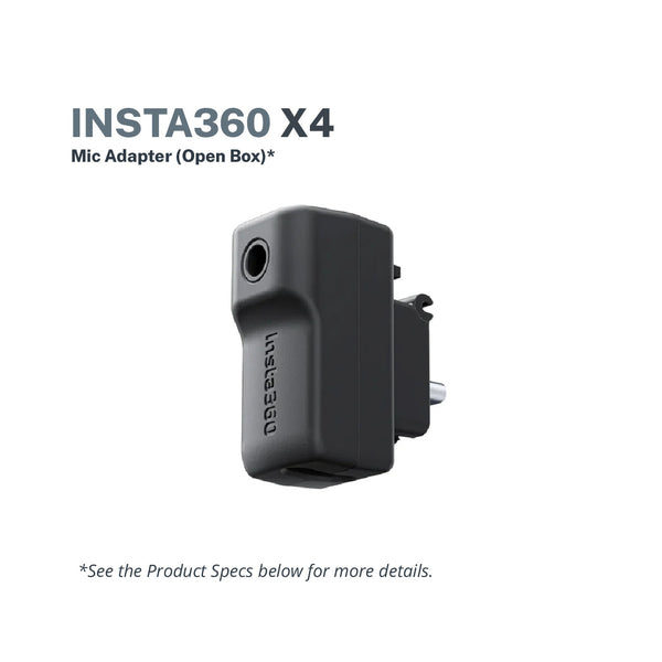 Insta360 X4 Mic Adapter (Open Box)