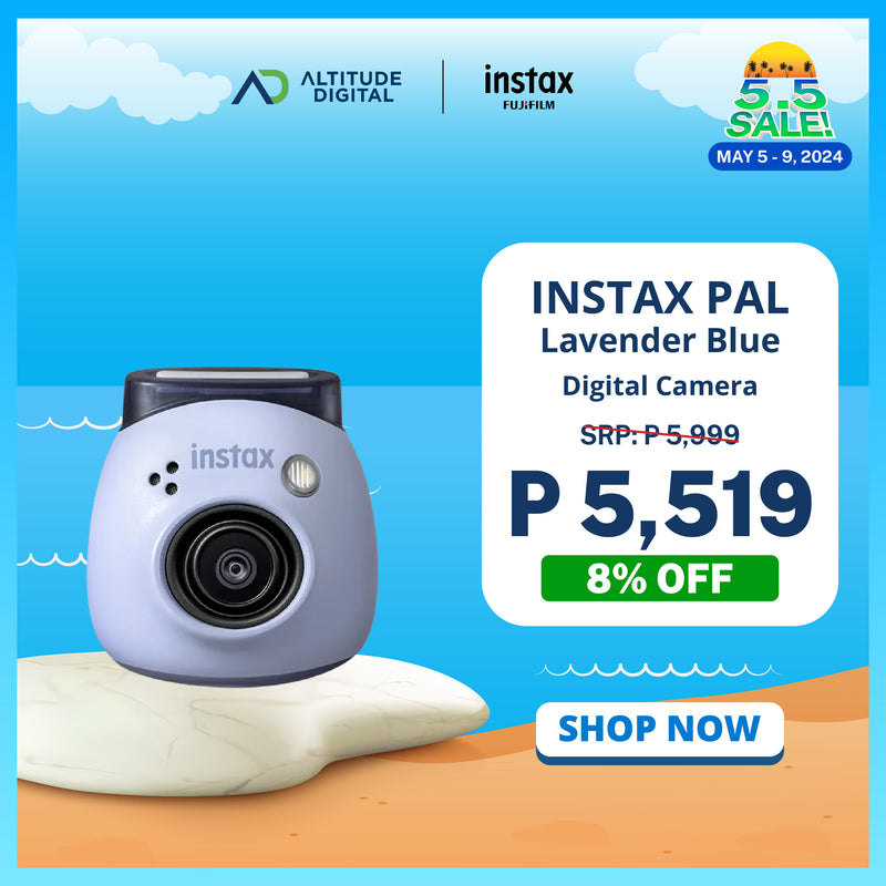 Fujifilm Instax Pal Digital Camera With Built-in Wide-Angle Lens, Pocket Size
