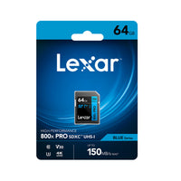 Lexar 800x Pro SDXC UHS-I Memory Card 64GB