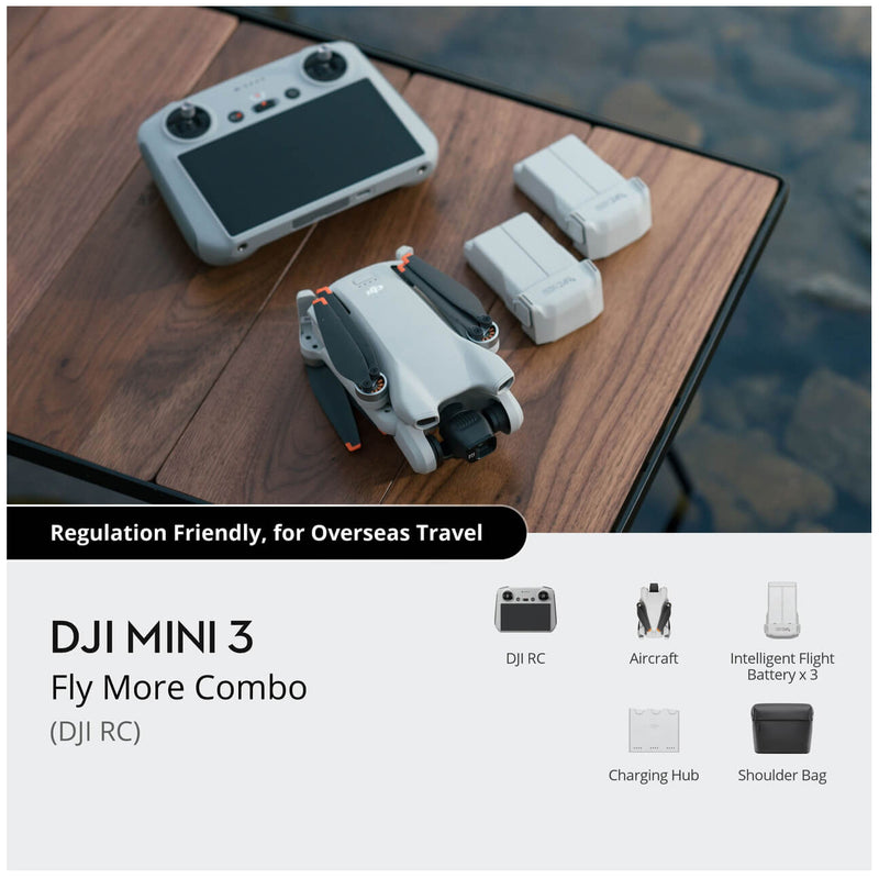 DJI Mini 3 Fly More Combo (DJI RC)