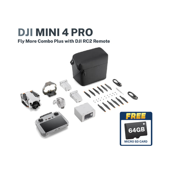 DJI Mini 4 Pro Fly More Combo Plus (DJI RC2)