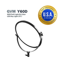 GVM-Y60D 60W Soft Light Bi-Color LED Key Light (15")