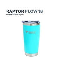 Raptor Drinkware Flow Mug 18oz Cyan