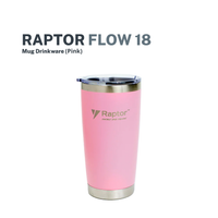 Raptor Drinkware Flow Mug 18oz Pink