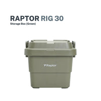 Raptor Storage Box Rig 30L Storage Box Green