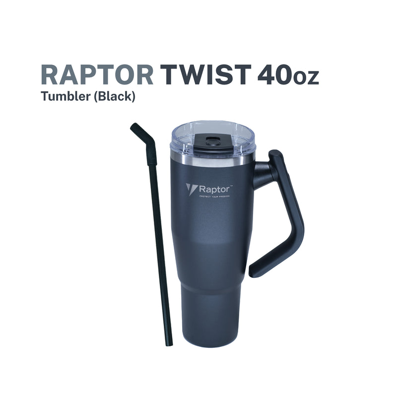 Raptor Drinkware Twist Tumbler 40 oz