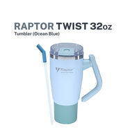 Raptor Drinkware Twist Tumbler 32 oz Ocean Blue