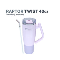 Raptor Drinkware Twist Tumbler 40 oz Lavender