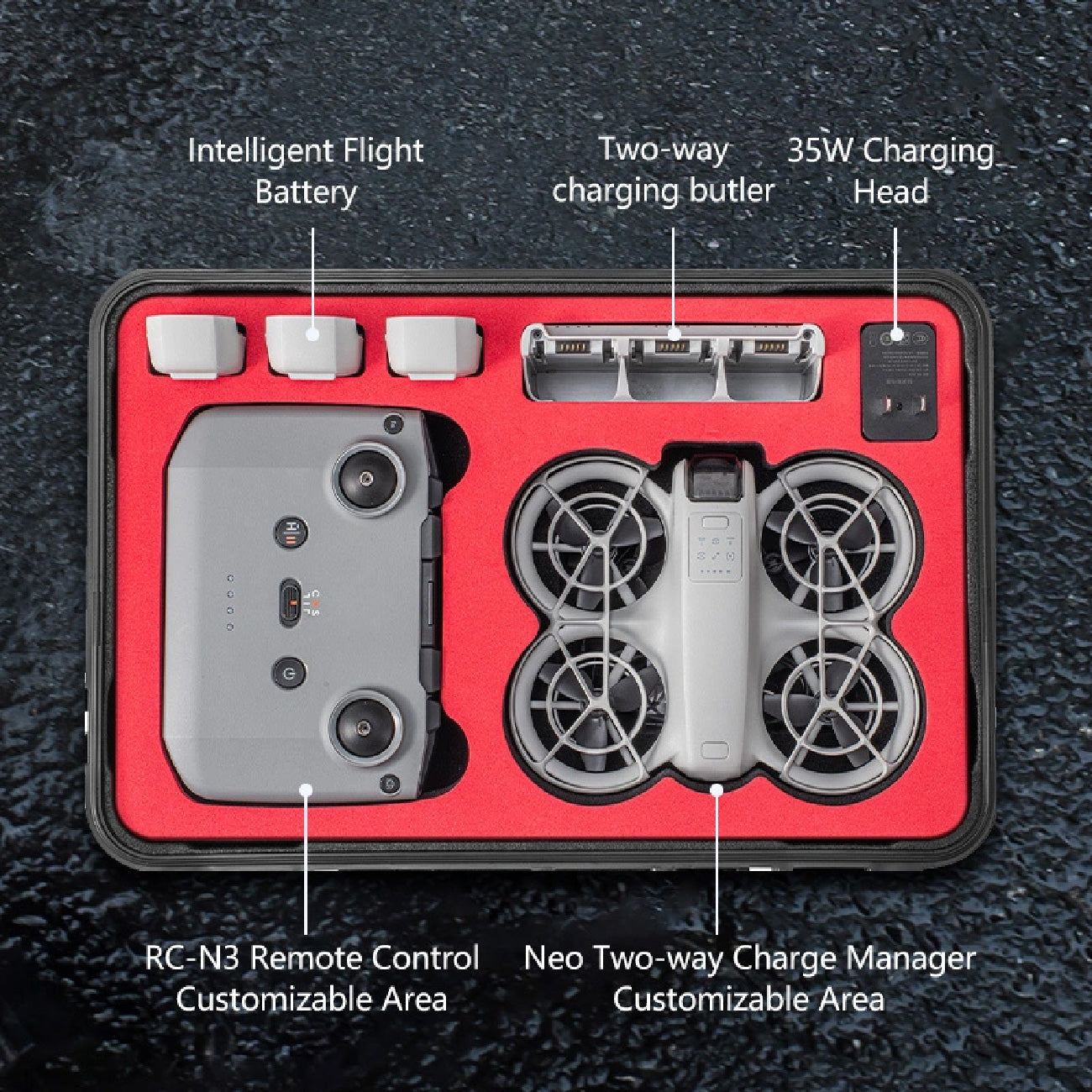 STARTRC Waterproof Hard Case for DJI Neo 1