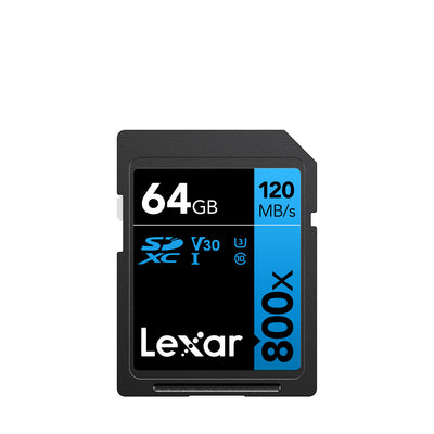 Lexar 64GB 800x Pro SDHC UHS-I Memory Card