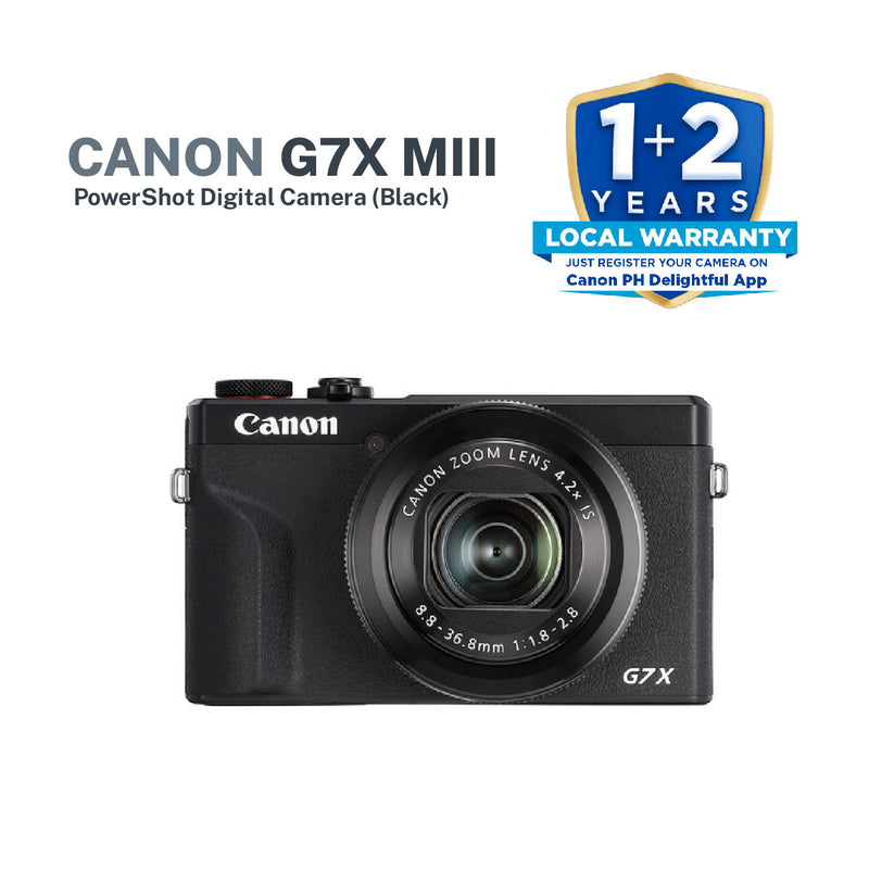 Canon G7X Mark III With FREE Lexar 64gb SDXC