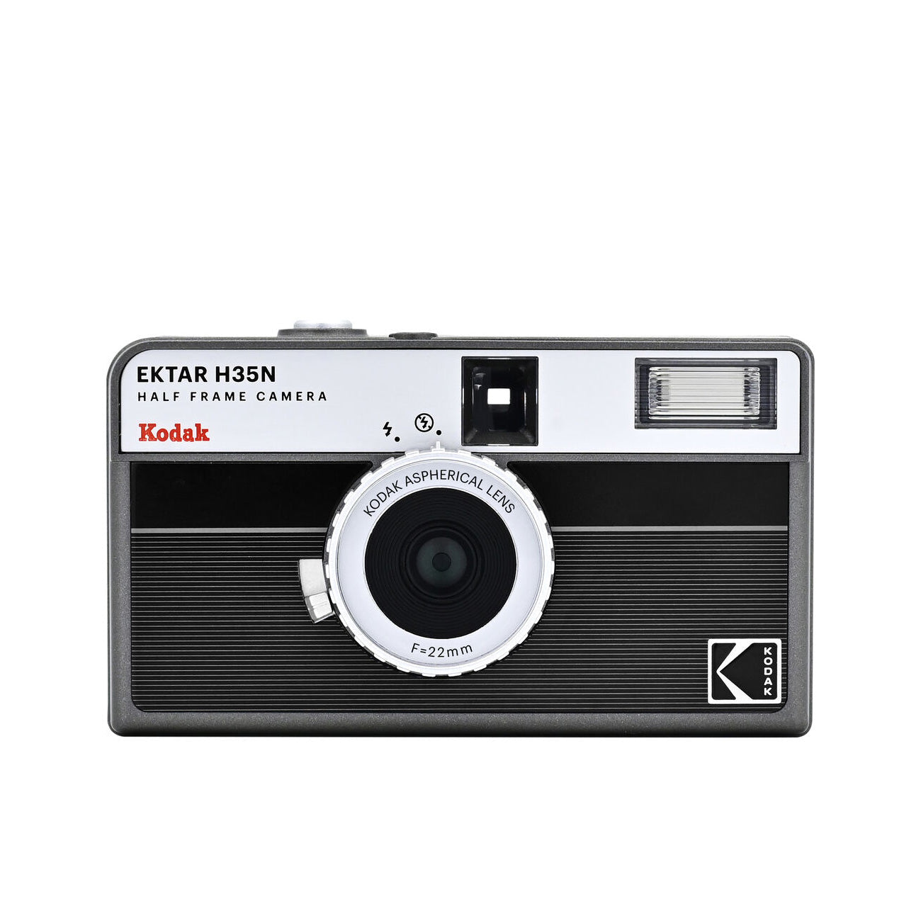 Kodak Ektar H35n Half-Frame Film Camera - Striped Black
