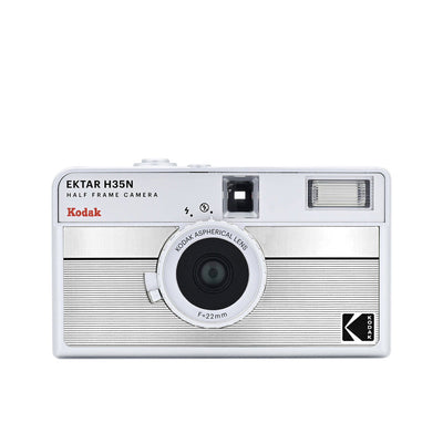 Kodak Ektar H35n Half-Frame Film Camera - Striped Silver