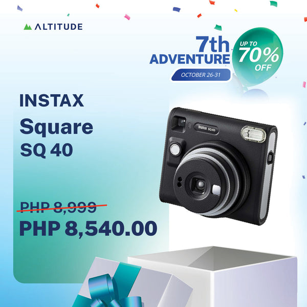 INSTAX Square SQ 40 Instant Camera (Black)