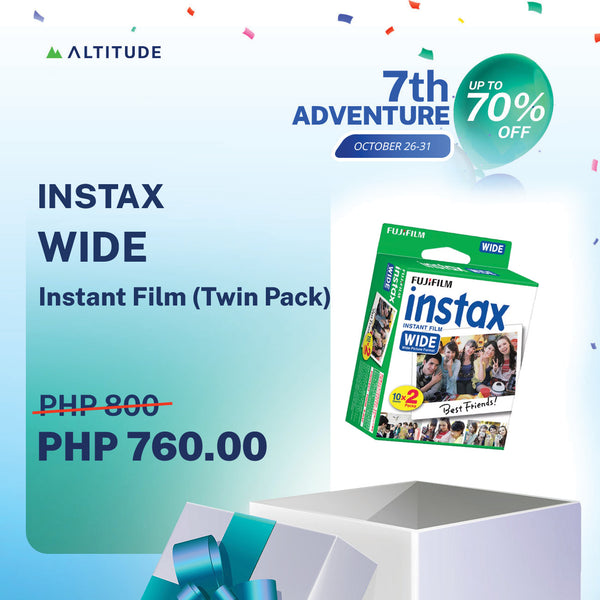 FUJIFILM Instax Wide Instant Film (Twin Pack)