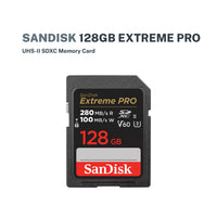 SanDisk Extreme Pro 128GB UHS-II SDXC Memory Card
