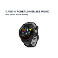 Garmin Forerunner 265 Music GPS Smart Watch- Black