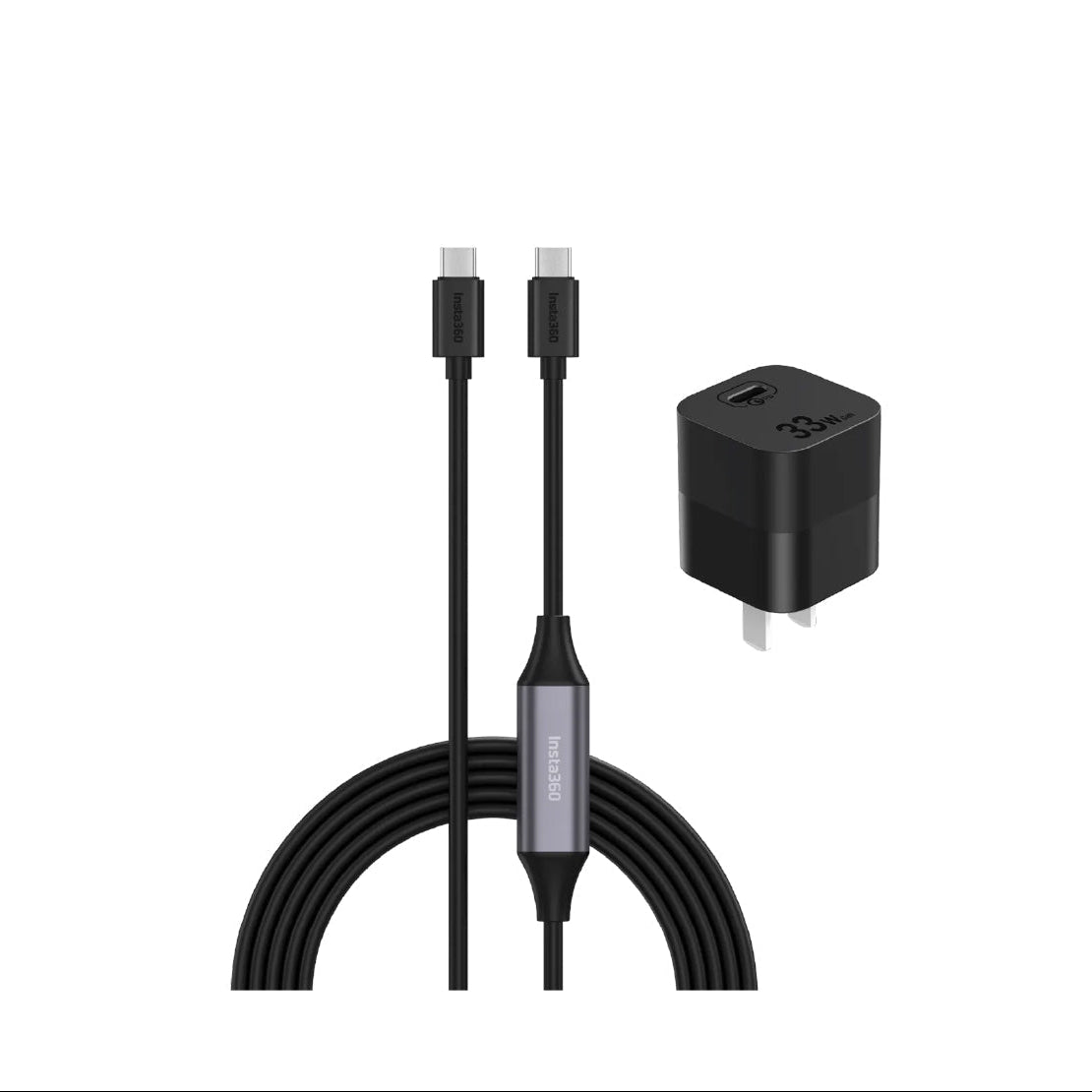 Insta360 Wave Y-Cable and Power Adapter
