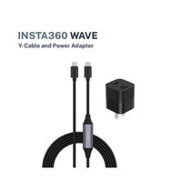 Insta360 Wave Y-Cable and Power Adapter