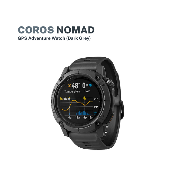 COROS NOMAD GPS Adventure Watch- Dark Grey