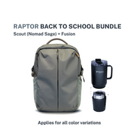 Back To School Bundle Raptor Scout Nomad Sage + Fusion 28oz