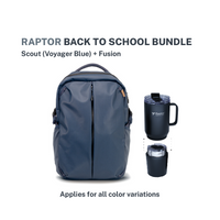 Back To School Bundle Raptor Scout Voyager Blue + Fusion 28oz