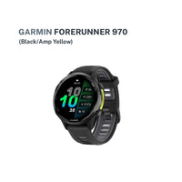 Garmin Forerunner 970, GPS, Black/Amp Yellow