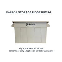 Raptor Storage Ridge Box 74 Buy 2, Get 50% off on 2nd Ridge Box