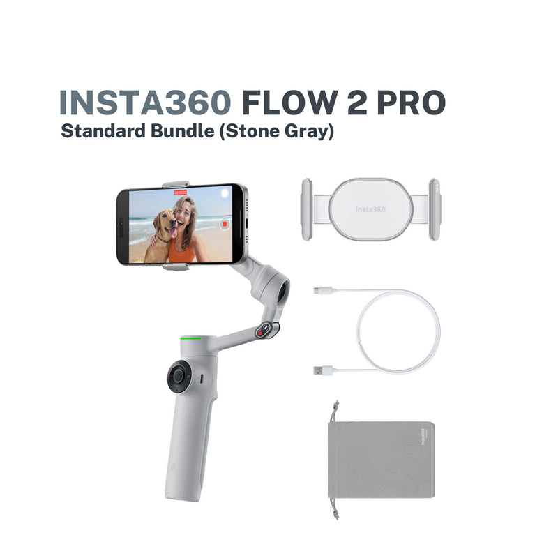 Insta360 Flow 2 Pro Portable AI-Powered Mobile Gimbal Stabilizer