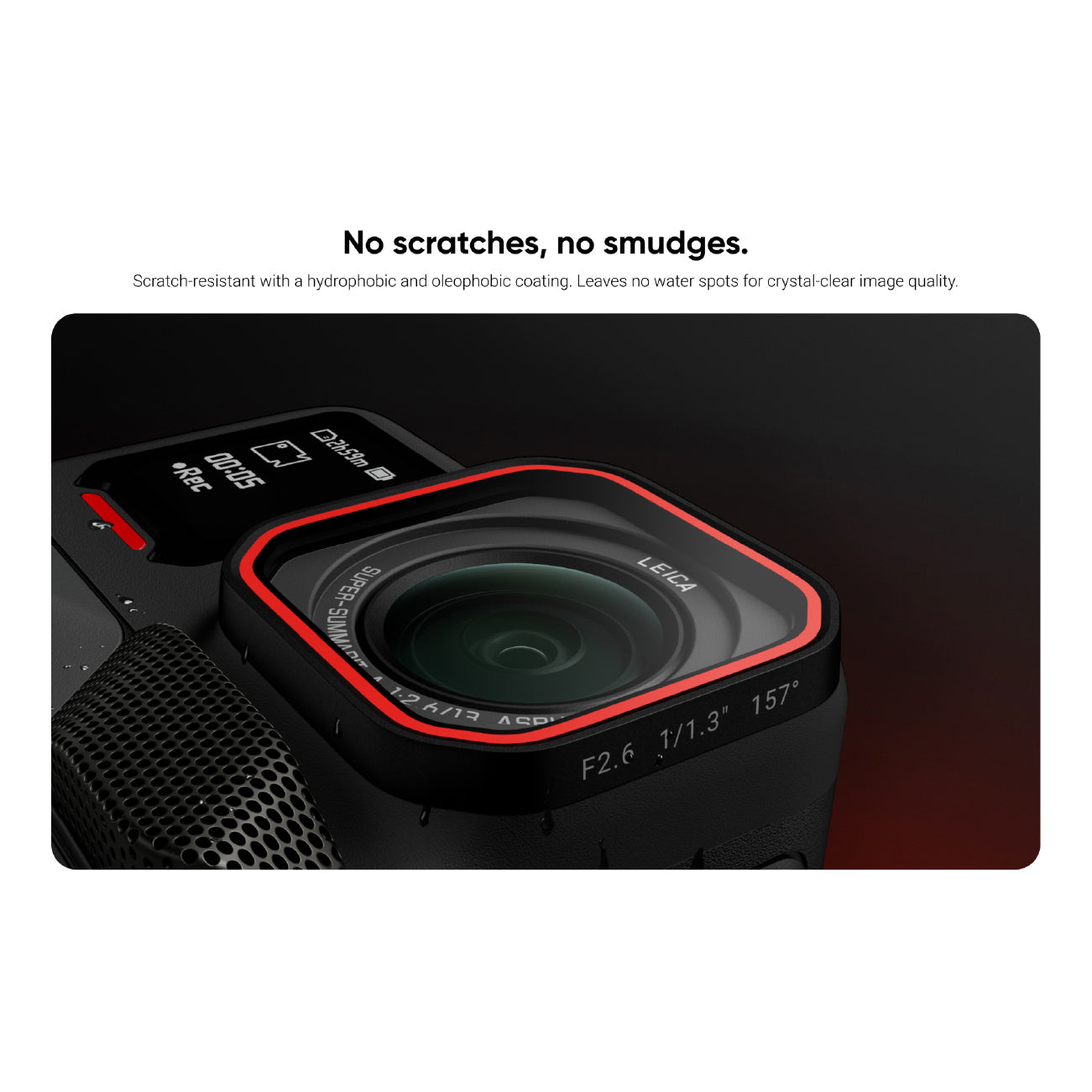 Scratch-proof lens guard for the Insta360 Ace Pro 2