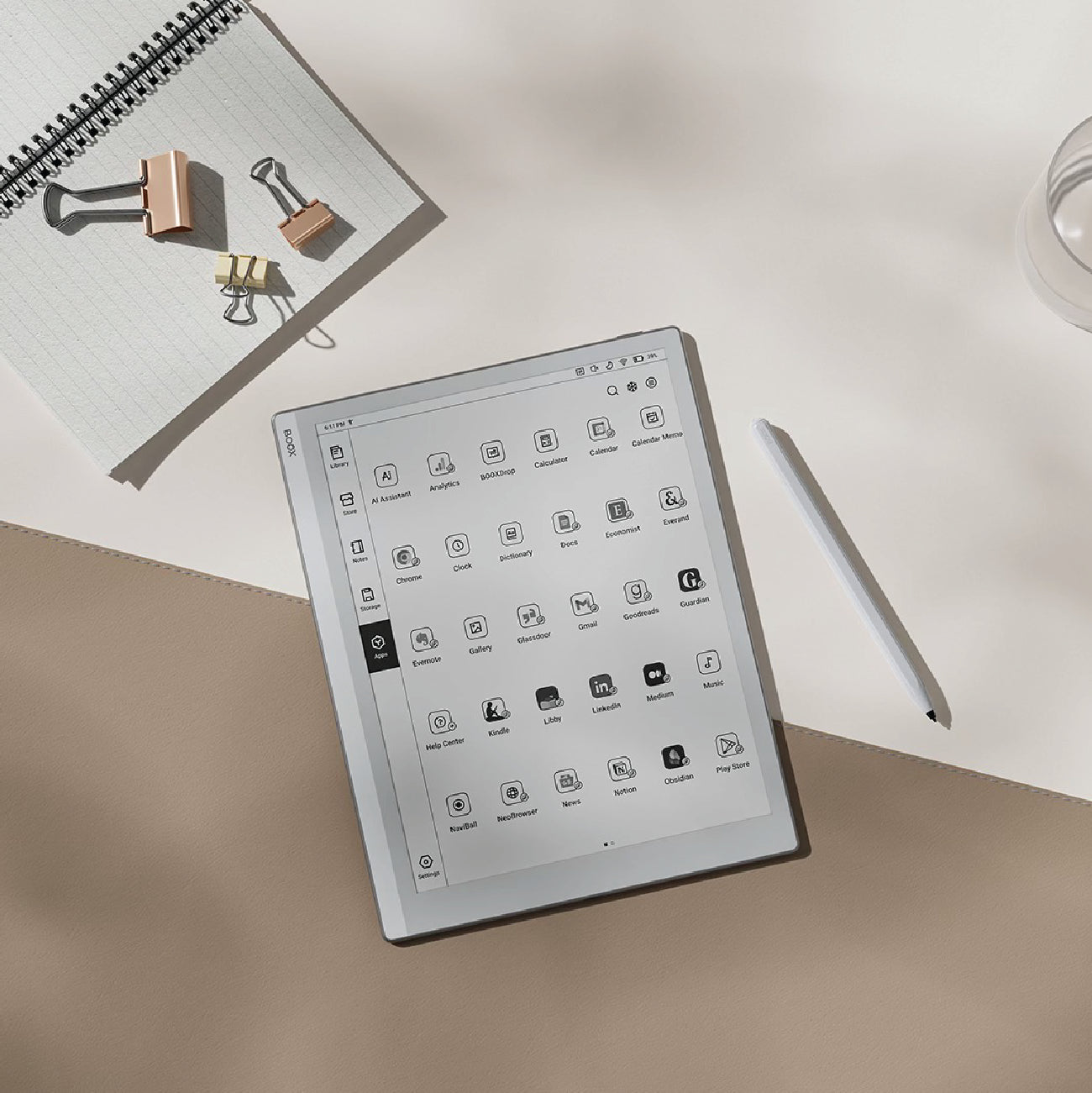 BOOX Go 10.3 E-ink Device Tablet White