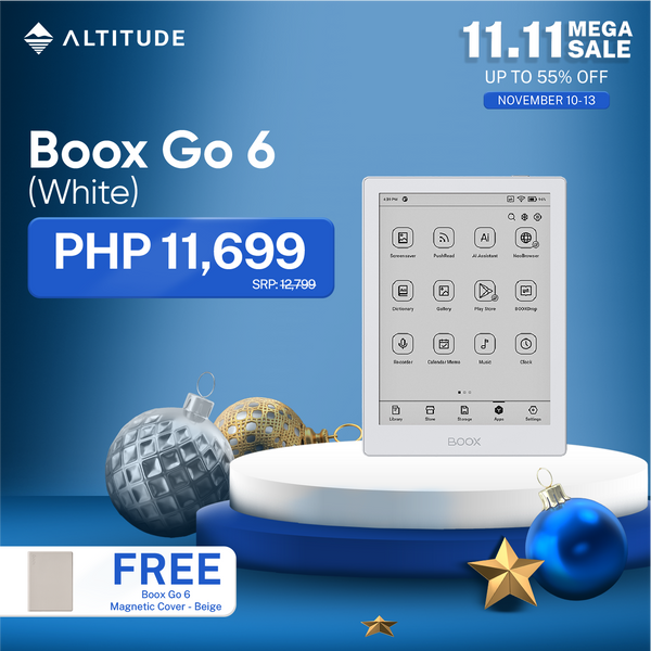 BOOX Go 6 E-ink Device Tablet White