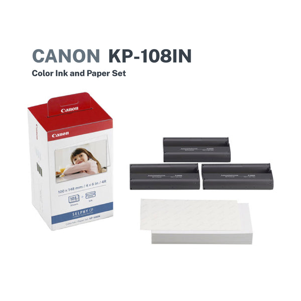 Canon Ink and Paper Set KP-108