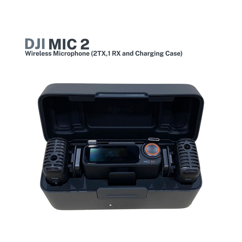 DJI MIC 2 (2TX,1 RX and Charging Case)