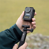 Showing how to attach the DJI Osmo Action 3 to the quick-release adapter mount