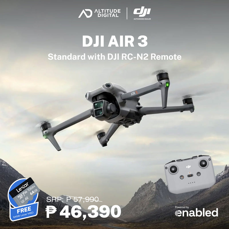 DJI Air 3 Standard with DJI RC-N2