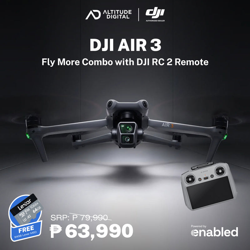 DJI Air 3 Fly More Combo with DJI RC 2