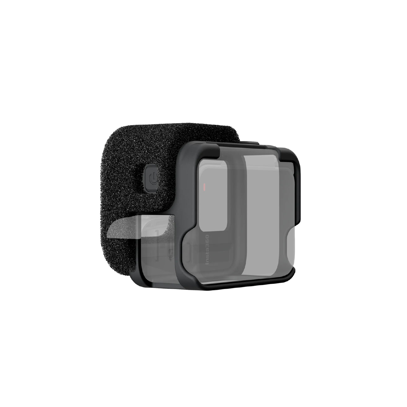 Back view of the Insta360 Ace Pro Mic Windshield Cover