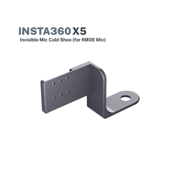 Insta360 X5 Invisible Mic Cold Shoe (for RØDE Mic)