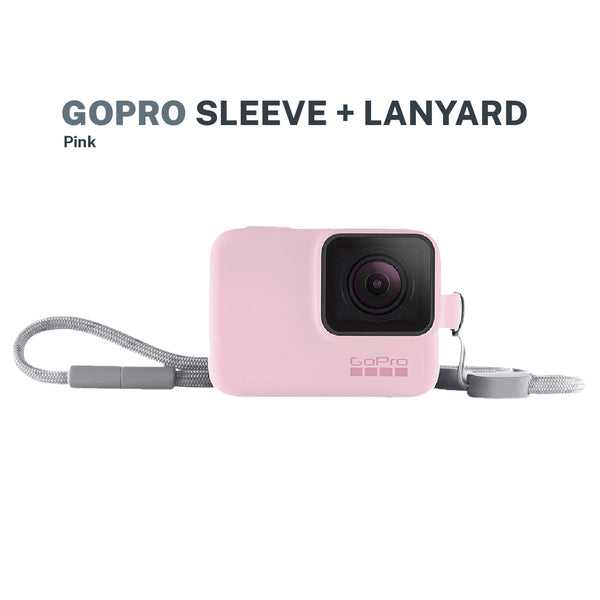 GoPro Sleeve + Lanyard (Pink)