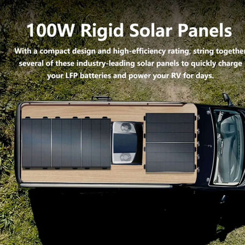Ecoflow 100W Rigid Solar Panel (2 Pieces)