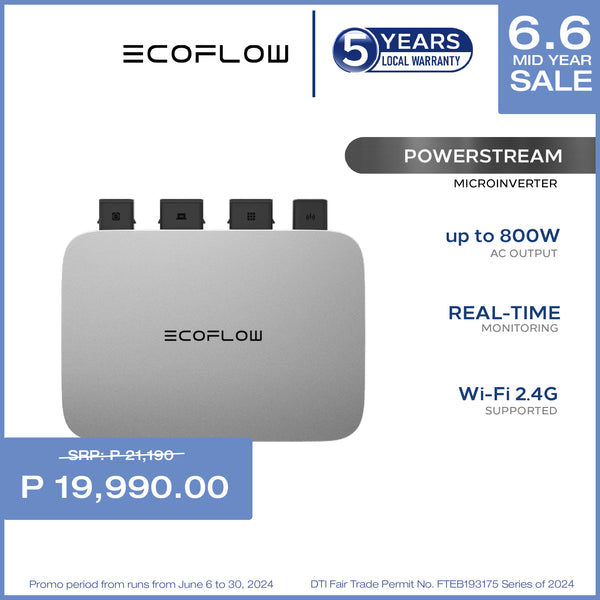 EcoFlow Powerstream + Super Flat Cable + EcoFlow Smart Plug